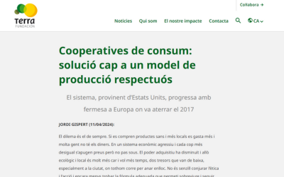 Cooperativas de consumo: solución hacia un modelo de producción respetuoso